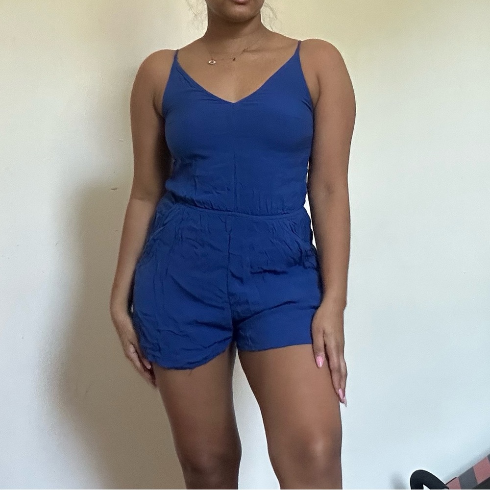 ROYAL BLUE ROMPER